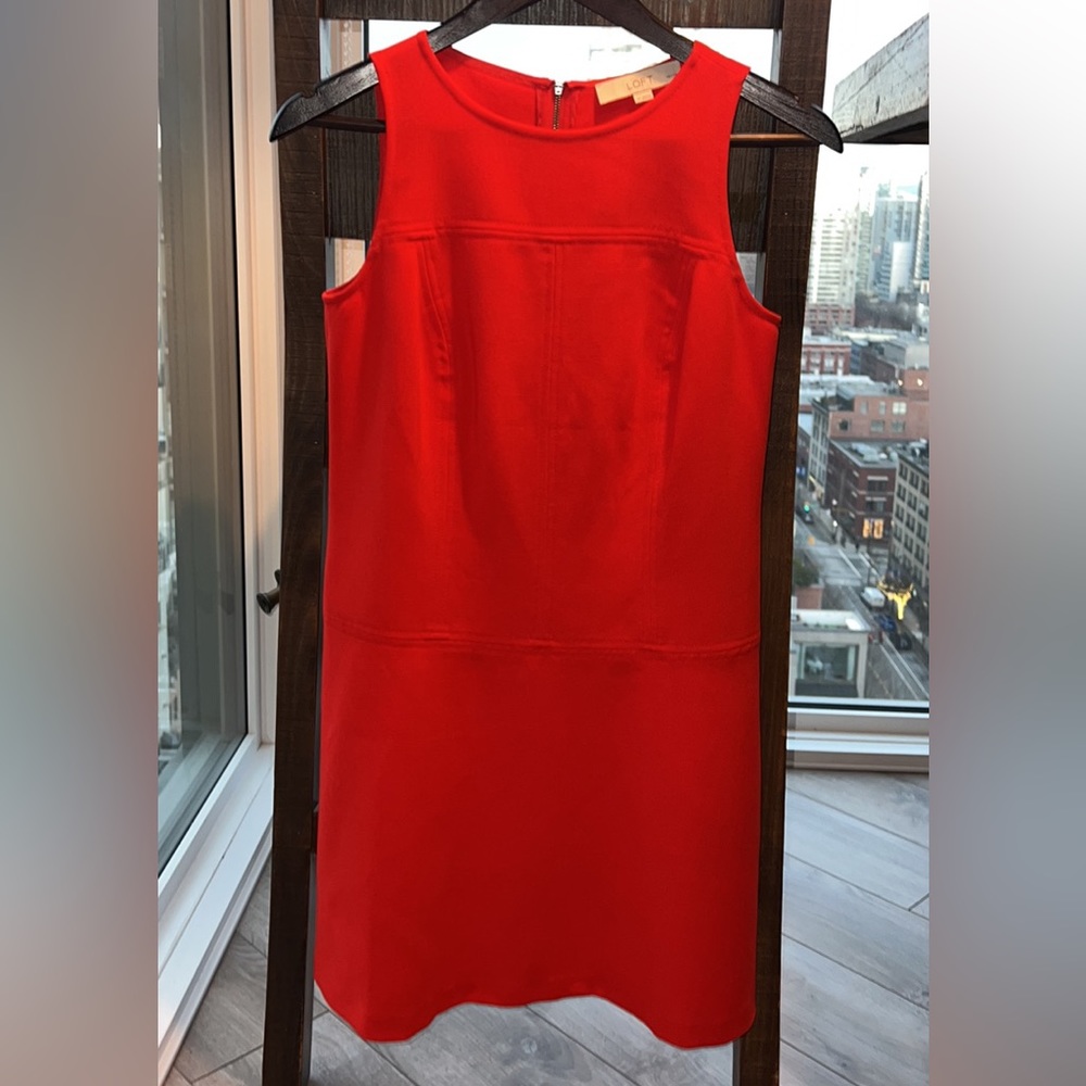 Ann Taylor LOFT Red Dress